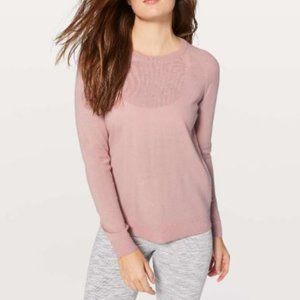 Lululemon | Tied To You Sweater Misty Pink Size 10